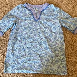 vineyard vines blue swim coverup